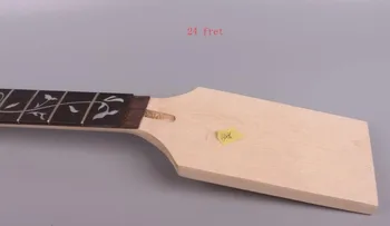 Nedokončené Elektrická gitara Krku pádlo 24 Pražec Rosewood Hmatník Viniča Vložkou