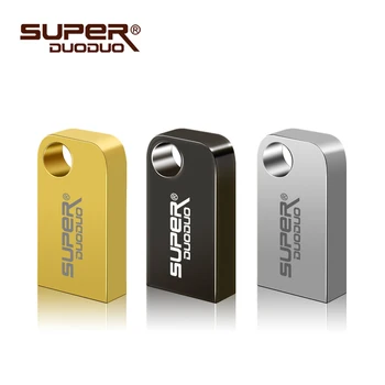 Nepremokavé pero jednotky Super Mini Usb Flash Disk Kovové flash USB 2.0 kl ' úč 64 GB 32 GB, 16 GB 8 GB flash disk