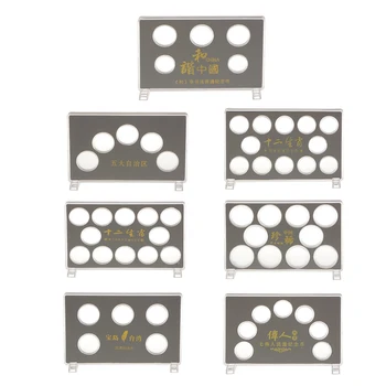 New Horúce Predaj 5 Single Box Mince Kapsule Držiak na Stojan alebo 25 MM/27 MM/30 MM/32 Pamätné Mince Domova Príslušenstvo Darček