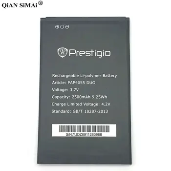 New Vysoká Kvalita 2500mAh batérie Pre Prestigio MultiPhone PAP4055 DUO telefón