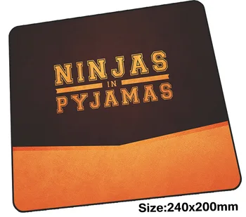 Ninjas in pyjamas podložka pod myš 240x200x3mm mousepads najlepší gaming mousepad hráč Módne osobné myši, podložky NIP pc pad