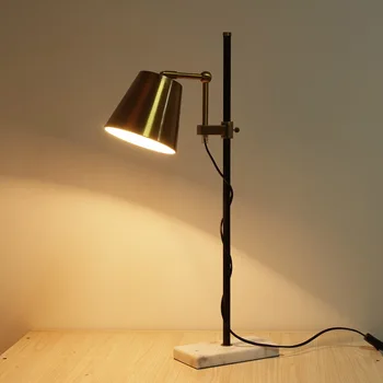 Nordic tvorivé zdvíhacie nočný stolík lampa Americký obývacia izba moderné spálne jednoduchý model miestnosti svetlo luxusné štúdia, mramor