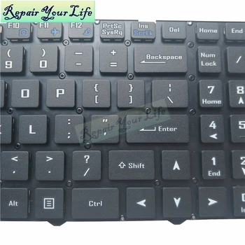 Notebook klávesnica pre Hasee TX9-CT5DK US rozloženie klávesnice nové CVM18H83US-430 6-80-N15E0-012-1 1844019561M 46922