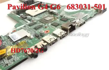Notebook základná Doska Pre HP G4 G6 G6 G7-2000 G4-2000 G7-2000 683031-001 683031-501 DA0R53MB6E1 DA0R53MB6E0 HD7670M DDR3