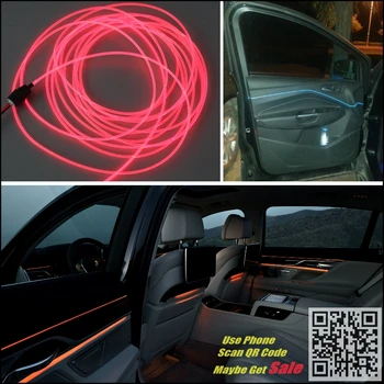 NOVOVISU Na Opel Vectra A / B / C / D Interiéru Vozidla Okolitého Svetla Panel osvetlenie Pre Auto Vnútri Pohode Pásy Svetla, Optické Vlákna