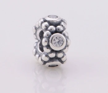 NOVÉ Autentické Kvet 925 Sterling Silver Guľôčky Značky Kúzlo Ženy Šperky Vhodné pre Pandora Kúzlo Náramky