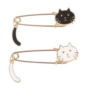 Nové Módne Osobnosti Krásne Drip Malé Cat Vrtí Chvostom Zvierat Brošňa Jednoduché Dabie Pin Šperky Veľké Brošne Slza Brošňa 8700