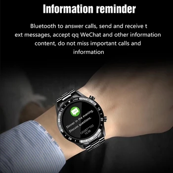 Nové pánske Smart hodinky Bluetooth hovor full screen dotknite sa položky Srdcovej frekvencie, Krvného tlaku Sledovanie činnosti Športové hodinky pre Xiao