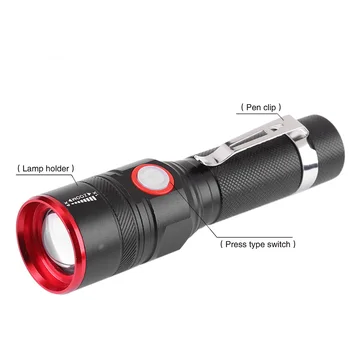 Nové Svetlo na Bicykel USB Nabíjateľné LED 1200mAh Požičovňa Baterka 3 Režimy Blesku Nepremokavé Ultralight MTB Predné Lampy Svetlometov