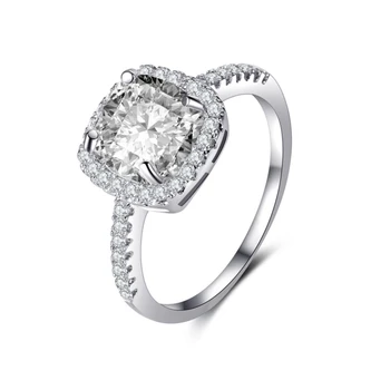 Nové Trendy Crystal Zapojenie Pazúry Dizajn Hot Predaj Prstene Pre Ženy, AAA, Biela Kubický Zirkón Elegantné Krúžky Ženské Svadobné Šperky