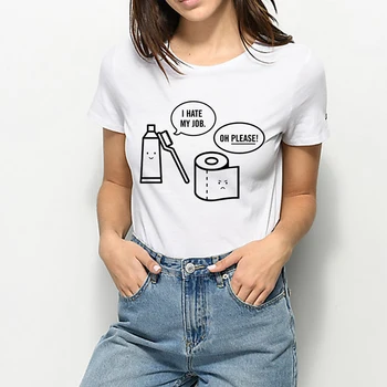 Nové tričko Žena Lumbálna Toaletný Papier Vestidos Harajuku Top Všestranný T-shirt SENIOR 2020 v KARANTÉNE Fascinujúce Tričko