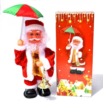 Nové Vianočné Darčeky Santa Hudby Bábiky Bábiky Dovolenku Dekorácie Deti Hračka So Suvenírmi Miestnosti Dekorácie