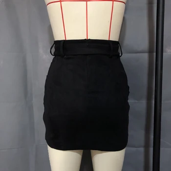 Nové Žien Jar Leto Krátke Sukne Tesný Package Hip Sukne Štíhly Vysoký Pás Nepravidelný Sukne Sexy Mini Sukne
