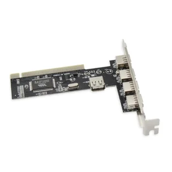 Novú kartu pci-4-port USB 2.0 480Mbps vysoko-rýchlostný adaptér, rozširujúca karta pre stolné počítače видеокарта