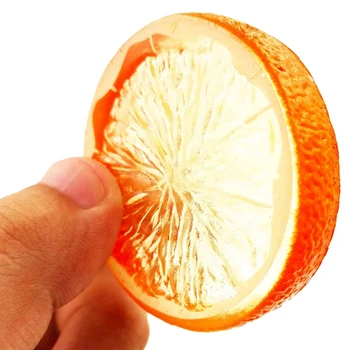 Nový 10 Ks Falošné Plátok Citróna Umelé Ovocie Vysoko Simulácia Realistický Model pre Domáce Party Dekorácie Orange