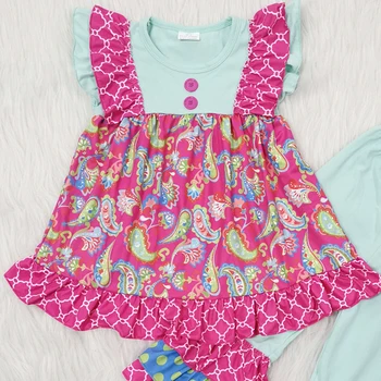 Nový dizajn pekné dievčatá nosiť boutique deti oblečenie vyrobené v Číne deti oblečenie 23298