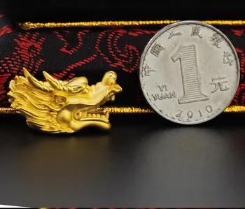 Nový Čistý 999 Žlté zlato Dragon náramok luxusné dizajnér muž náramok 2.86 g