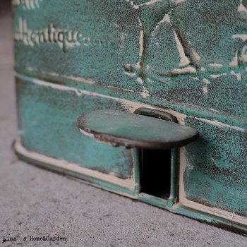 Nožný pedál kovového zinku ručne vintage smetisko box 20194