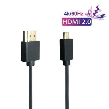 OD 3 mm Kábel HDMI Typ A Typ D 2k*4k hd @60hz HDMI Micro HDMI Kábla 0,3 M 0.6 M 1M 58248