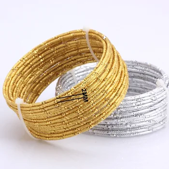 OLINGART 10M/veľa 2.0 mm Hliníkový drôt Typu Gold/silver mäkké plavidlá univerzálna kovová Ohybný DIY Handmade šperky, takže 001#