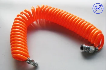 Orange (9 M-Dĺžka) - Pneumatické komponenty PU8*12mm jar trachey a rýchly konektor Pneumatické Plastové Cievky Trubice, Rúry Hadice 47234