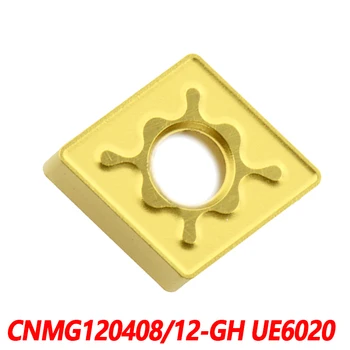 Originálne CNMG CNMG120408-GH UE6020 CNMG120412-GH 10pcs Karbidu Vložiť Mechanické Spracovanie Dovezené Z Japonska Kvality GH