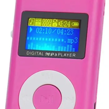 Overmal 2019 Prenosné USB Šport 3,5 mm Stereo Jack, Mini MP3 Prehrávač Hudby LCD Displej Podpora 32GB Micro SD TF Card Reader 10794