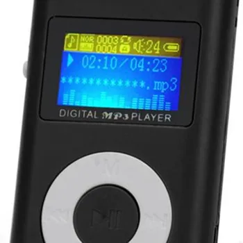 Overmal 2019 Prenosné USB Šport 3,5 mm Stereo Jack, Mini MP3 Prehrávač Hudby LCD Displej Podpora 32GB Micro SD TF Card Reader