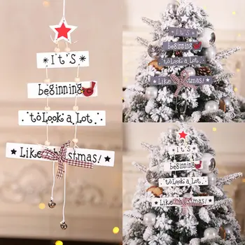 Ozdoby na vianočný Stromček Drevené Visí Doma Prívesok Ornament List Vzorované Príslušenstvo List Prívesok DIY Plavidlá