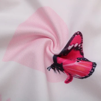 PatPat 2020 Nové Letné Krásne Jednorožec a Vzor Motýľ bez Rukávov Šaty pre Dievčatá Celoplošný