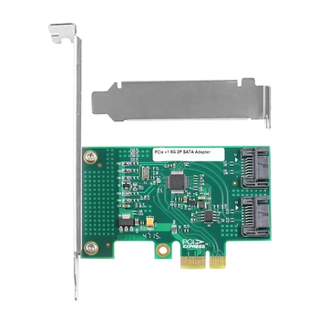 PCIe X1-2-Port SATA3 Rozširujúca Karta Server Expander Ovládač-Free Podporuje Hot-Swap 20055