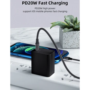 PD 20W Typ-C Napájací Adaptér Nabíjačka Smart Telefónu Rýchlo Nabíjačka pre iPad, iPhone 12 Plug NÁS