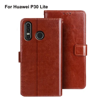 Peňaženka Prípade Huawei P30 Pro Prípade Kože Flip Cover Huawei P30 Pro Prípade Luxusné Retro Peňaženky Kniha Pre Huawei P30 Lite Kryt
