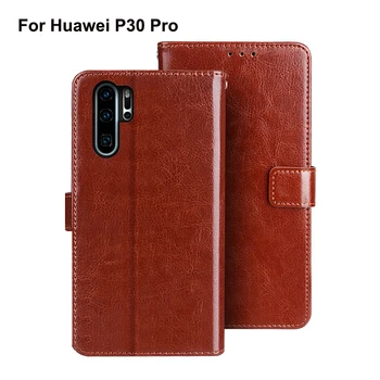 Peňaženka Prípade Huawei P30 Pro Prípade Kože Flip Cover Huawei P30 Pro Prípade Luxusné Retro Peňaženky Kniha Pre Huawei P30 Lite Kryt