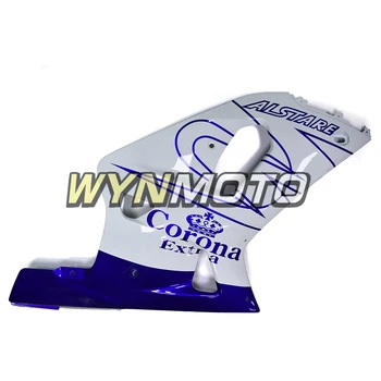 Plnú White Blue Corona Telo Držiak Pre Suzuki GSXR600 750 K1 2000 01 02 2003 Karosériou ABS Vstrekovania Plastov Nový Motocykel Horské
