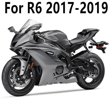 Plný Kapotáže Sady Na Motocykel, Na Yamaha R6 Kapota Auta 2017-2018-2019 17-18-19 Karosériou Tmavo Šedá Vstrekovanie