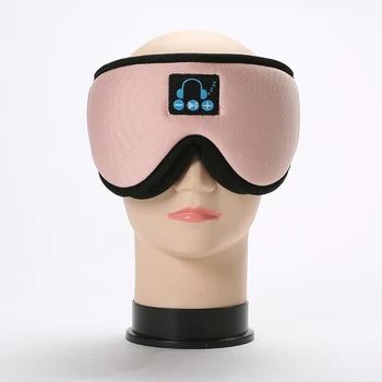 Pohodlné Bezdrôtové Bluetooth Stereo Slúchadlá Oko Odtieňov 3D Spanie Artefakt Eye Patch Volať Music Headset Nastavenie Hlasitosti