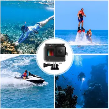 Potápanie 45m Nepremokavé shell anti-drop potápanie streľby Akčné Kamery Príslušenstvo Ochranný obal, Kryt Pre GoPro Hero9 Dropship