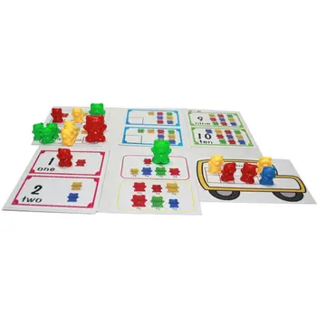 Počítanie Nesie S Stohovanie Poháre - Montessori Rainbow Zodpovedajúce Hra Vzdelávacie Farebné Triedenie Hračky Pre Batoľatá Baby