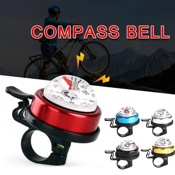 Požičovňa Bell Horský Bicykel, Auto Bell Hliníkovej Zliatiny Kompas Bell Horn Auto Bell Požičovňa Bell S Kompasom Pre Riadidlá Bicykla