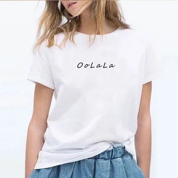 Pre Dievča Ženy Milujú Srdce List Vytlačené T-Shirt Bežné Biele Bežné Topy Tričko Nové Módne Tričko Krátky Rukáv Topy Estetické