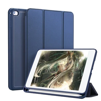 Pre iPad Mini Prípade 7.9 Palcový Tablet PC Ochranné puzdro s Kontaktom Pero Anti-Stratil Kartu Dizajn PU Ochranné puzdro
