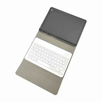 Pre iPad9.7 10.2 10.5 Hodváb Smart Case Pero Slot Ultra Tenké Odnímateľný Podsvietenie Bluetooth Klávesnicu, Kožený Kryt Pre iPad Mini 5