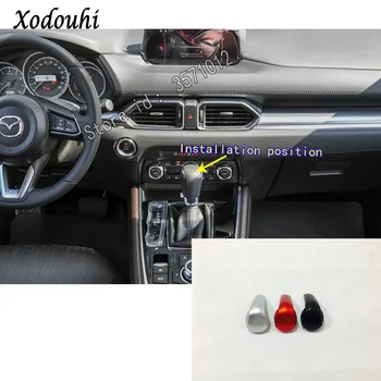 Pre Mazda CX CX8-8 2017 2018 2019 2020 Auto Nálepky Styling Ornament Kryt Tela Shift Gombík Ovládania Hore na Čítanie Rám Orezania Časti 1pcs