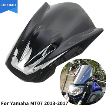 Pre MT-07 Príslušenstvo Motocyklov čelné Sklo Čelné sklo s Upevnenie na Stenu pre Yamaha MT07 MT 07 2013 - 2017 Vietor Lamely