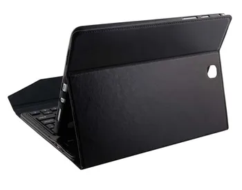 Pre Samsung Galaxy Tab 9,7 T550 Crazy Horse Vymeniteľné Bezdrôtová ruskej/hebrejčina/španielsky Keyboard Stand PU Kožené puzdro 24837