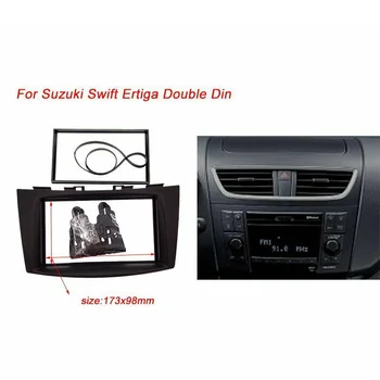 Pre Suzuki Swift rokov 2011-2016 o Panel 2Din DVD Navigačný Panel Rám Auta Fascias Stereo Rádio Panel