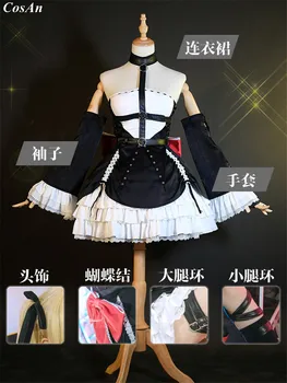 [Predpredaj] Horúca Hra Azur Lane Marie Rose Cosplay Kostým Vysokú Kvalitu Fashion Battle Dress Halloween Party Hranie Rolí Oblečenie