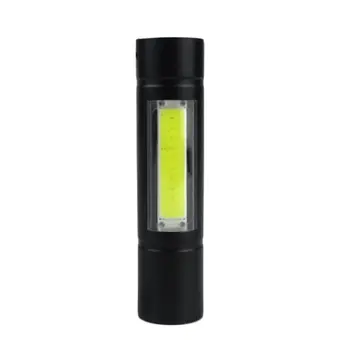 Prenosné Hliníkovej Zliatiny USB Nabíjateľná LED Baterka Horáka, Kontrola Lampa Pevné Zaostrenie Blesku 54751