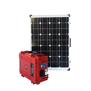 Prenosný Solárny Panel 100W Bunky Skladací Solárny Panel Systému Pre Solárnu elektráreň